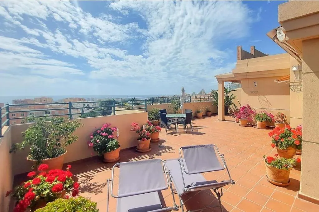Apartament Espectacular Atico Con Vistas Al Mar Y La Montana Torremolinos Hiszpania